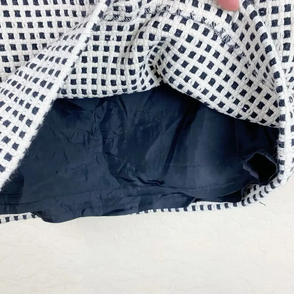 Banana Republic Vintage Y2K Gingham Mini Skirt Womens Size 4 90s Grunge Boho